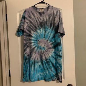 Tie dyed Tshirt dress with pockets